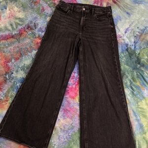 American Eagle Outfitters Super High Rise Wide Leg Stretch Jean